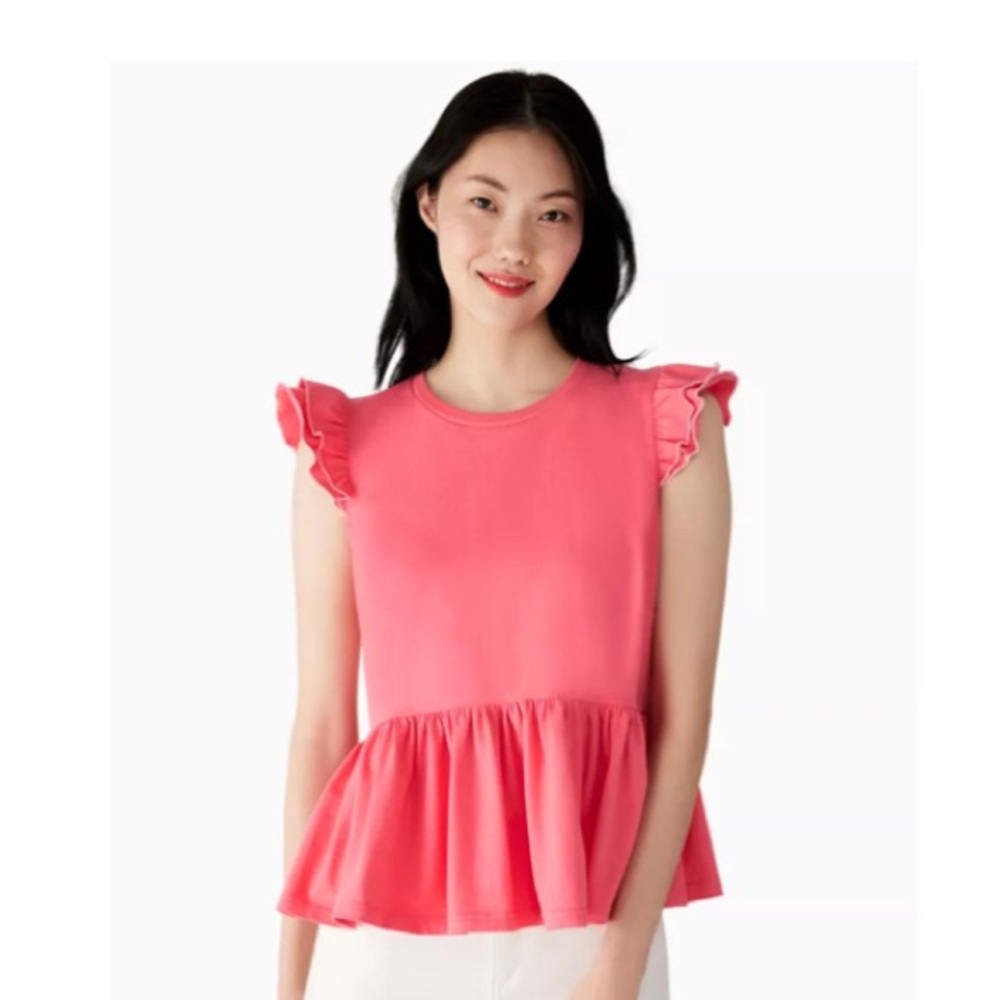 Kate Spade peplum tee